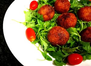 Foto principal de Nuggets de arroz con dos quesos al eneldo fresco