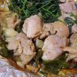 Chicken Roasted Youghurt with Spinach