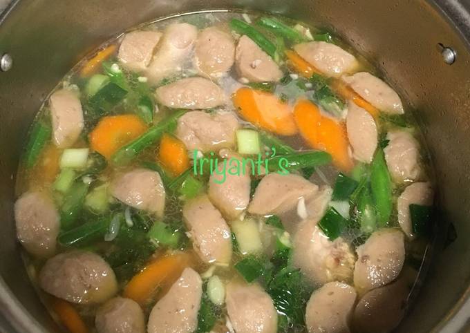 Resep Sup Sayur Baso Oleh Iriyanti S Cookpad