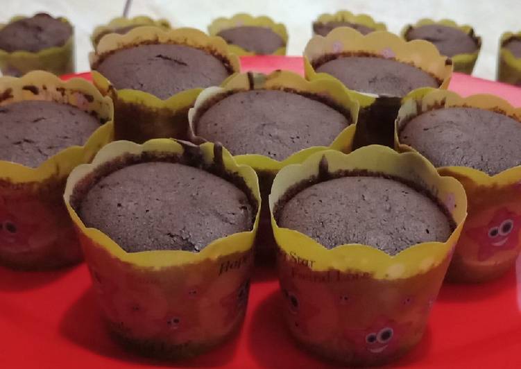 Cup cake brownis nyoklat banget