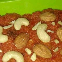 A picture of Gajar ka halwa.