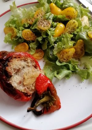 Une photo de Poivrons farcis