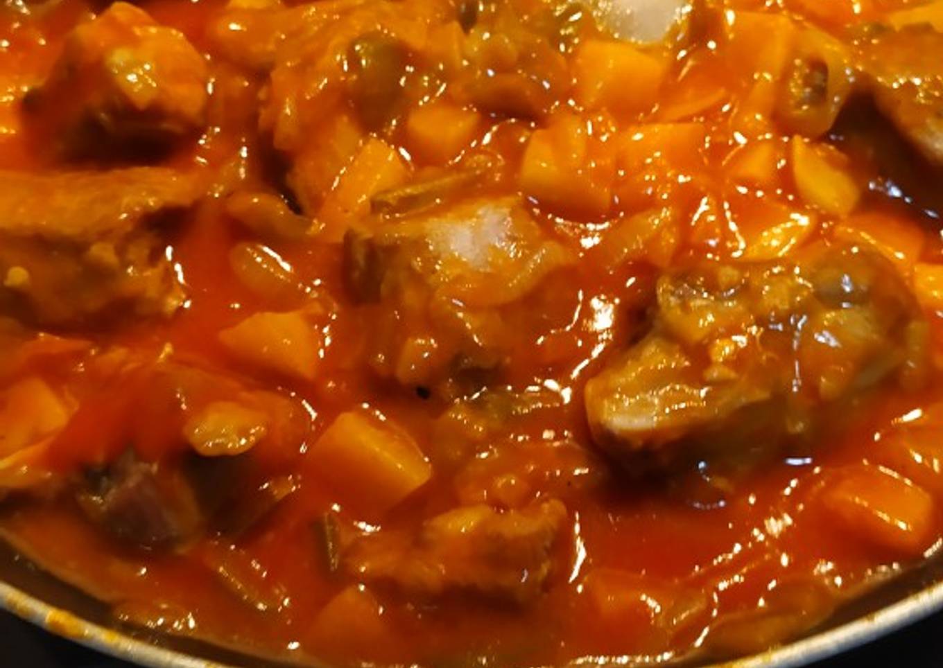 Costillas con tomate