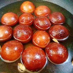 Milk powder gulab jaman A picture of Milk powder gulab jaman.