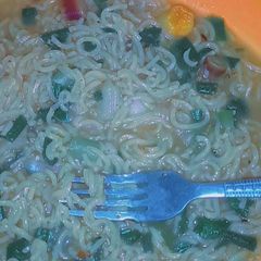 A picture of Simple indomie recipe.