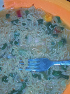 A picture of Simple indomie recipe.