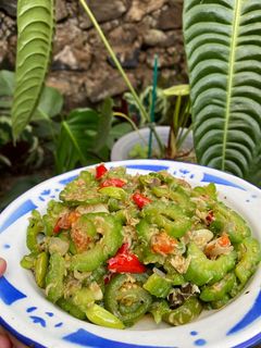 Foto resep Tumis Pare Udang Rebon