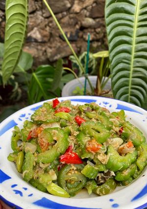 Foto resep Tumis Pare Udang Rebon