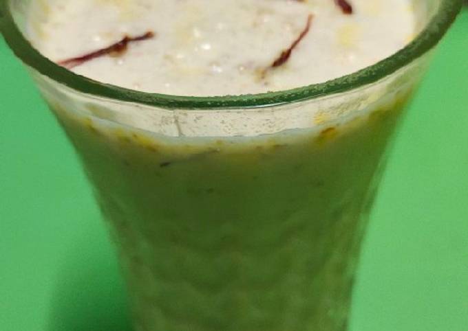 Recipe of Ultimate Badam kesar shake