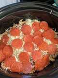 Crockpot Pizza Casserole