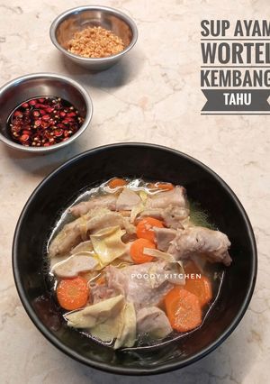 Foto resep Sup Ayam Wortel Kembang Tahu