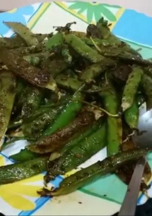 चटपटी मटर फली रेसिपी मुख्य फोटो