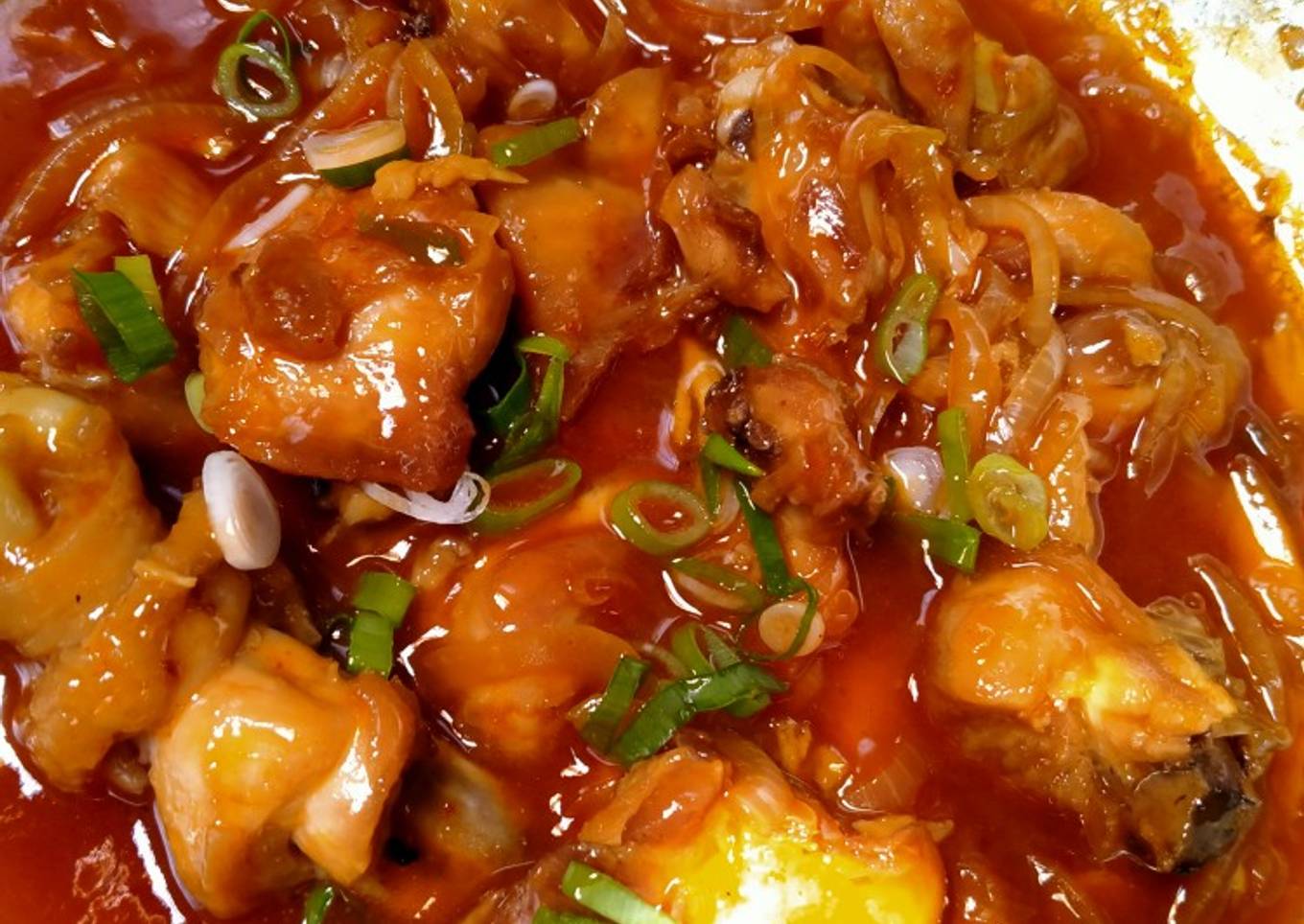 Spicy Chicken Rumahan rasa Restoran