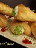Puff Pastry Cones with Cream