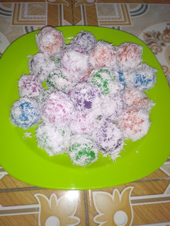 Foto resep Klepon Pelangi