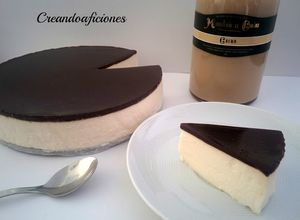 Una foto de Tarta de crema de orujo