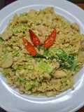 Mie Instan Goreng Rendah Kalori, Tinggi Protein (Telur + Dada Ayam 100gr)