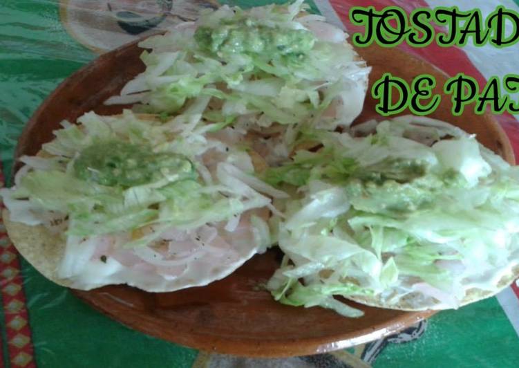 Tostadas de pata (Antojitos  Mexicanos)