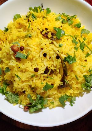 A picture of Lemon Rice.