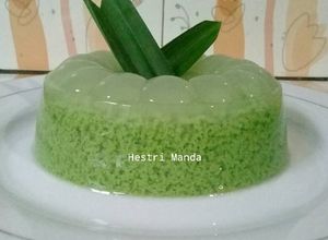 Foto resep Agar-agar lumut / Puding Lumut Step by step
