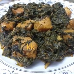 A picture of Spinach Chicken.