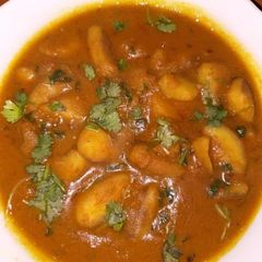 Water chestnut /singhara /panifal curry🍲🍲 A picture of Water chestnut /singhara /panifal curry🍲🍲.