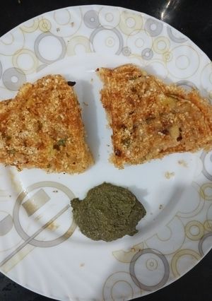 A picture of Sago flour Waffles.