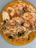 Arroz de tamboril com camarão