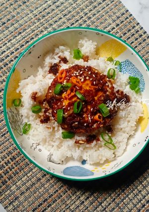 Foto resep Nasi Telor Ceplok ala Ayong Pontianak