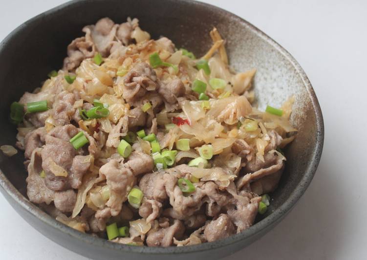 德國酸菜炒肉片 食譜成品照片