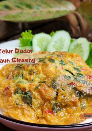 Foto resep #TELUR DADAR DAUN GINSENG