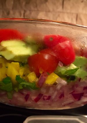A picture of Vegan Cauliflower Ceviche.