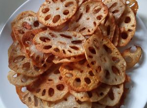 Foto resep Kripik akar teratai