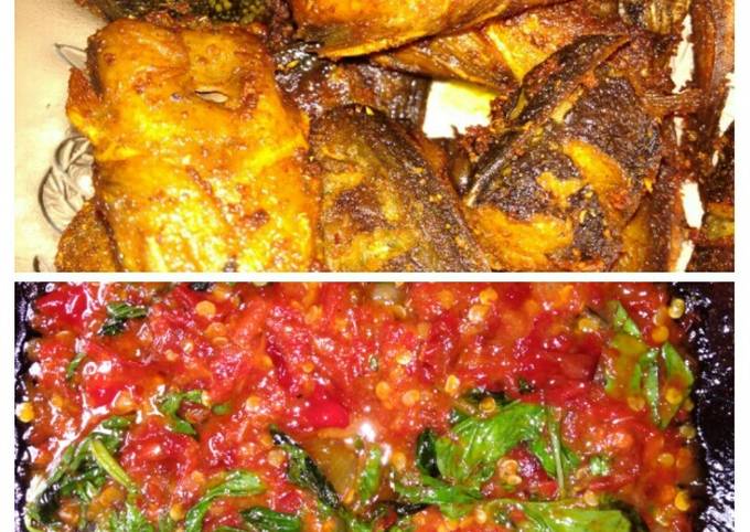 Resep: Lele goreng sambal kemangi Enak