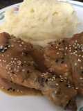 Pollo en salsa de mostaza y miel