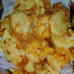 A picture of Yam with egg.