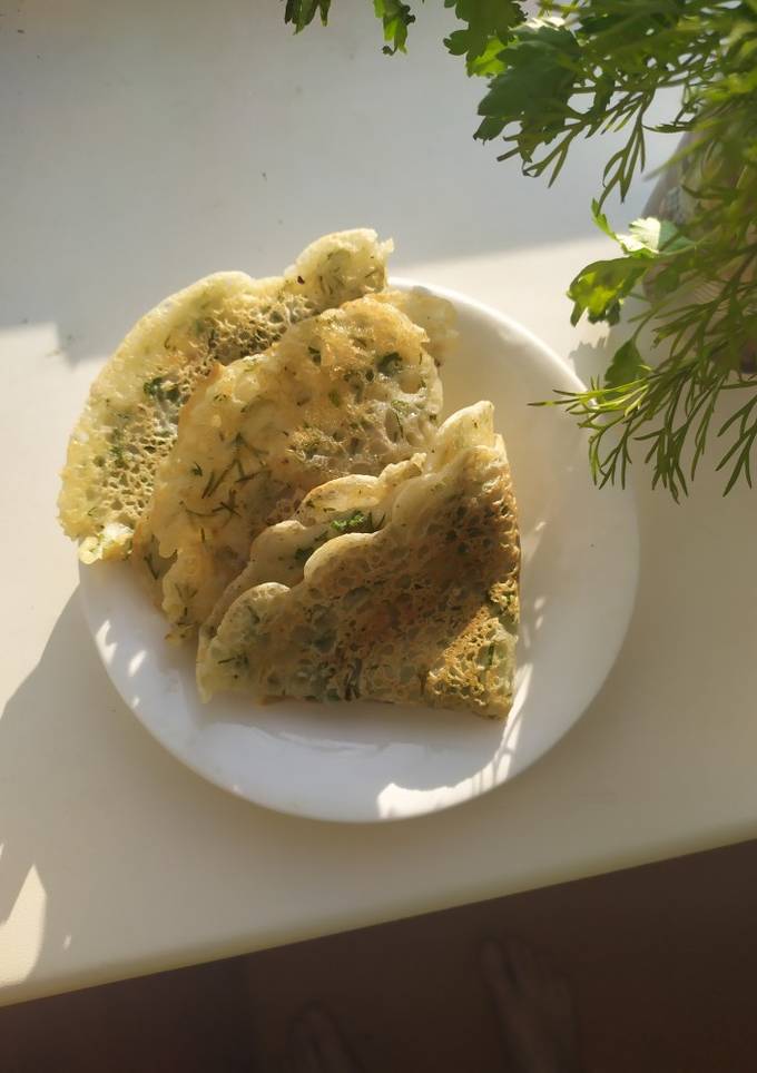 Млинці із зеленню