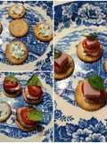 Picada con galletitas