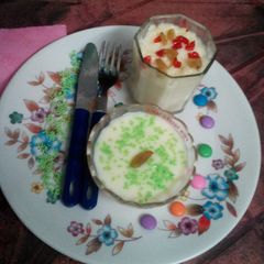 A picture of Yammy milk dessert.