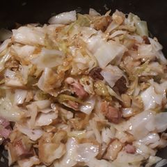 Cabbage with Ham A picture of Cabbage with Ham.