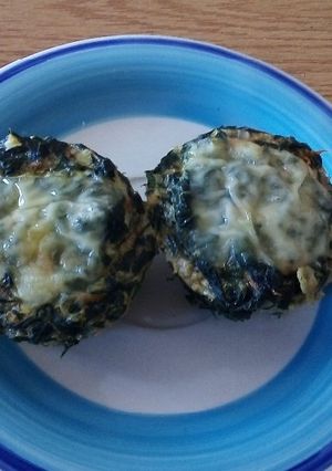 Una foto de Muffins de espinaca y acelga