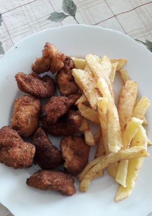 Csiperkegomba prézlis bundába recept fotója