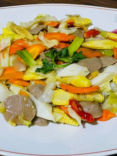 Foto resep Tumis sayur baso kuah kental