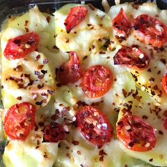 A picture of Spinach bake.