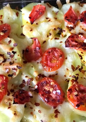 A picture of Spinach bake.