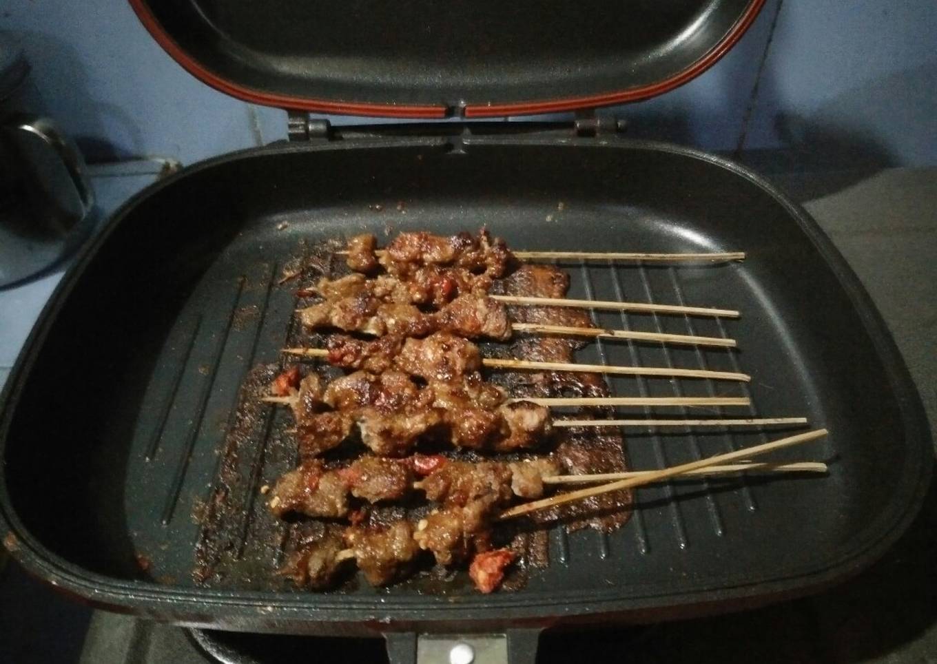 Sate kambing happy call
