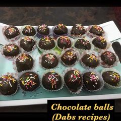 A picture of Chocolate balls.