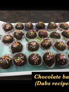 A picture of Chocolate balls.
