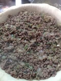 Una foto de Relleno de carne para tarta