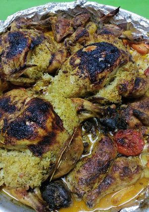 صورة لوصفة دجاج محشي بمكونات بسيطة